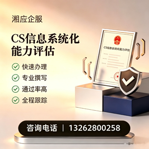 烟台CS信息系统化能力评估申报服务