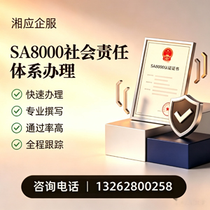 烟台SA8000社会责任体系认证服务